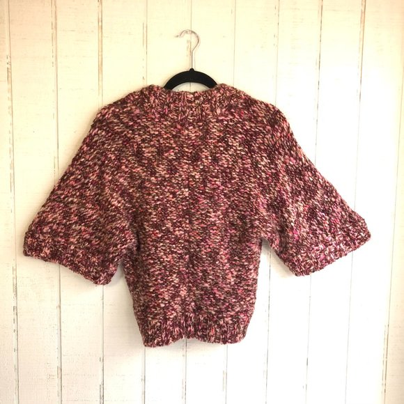 ANTHROPOLOGIE Tabitha Chunky Crop Cardigan S - Picture 2 of 5